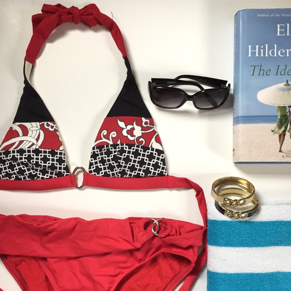 W Swim red, white and blue bikini